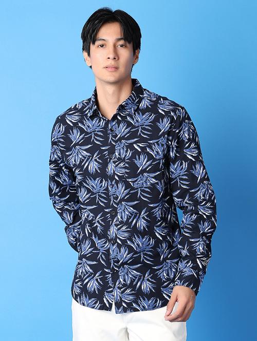 men printed long sleeves casual shirt - 21389799 -  Standard Image - 0