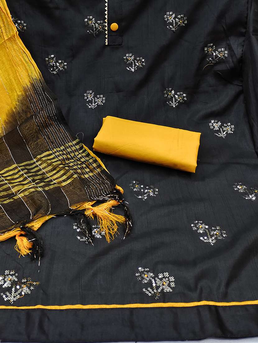 women embroidered unstitched suits - 21390499 -  Standard Image - 1