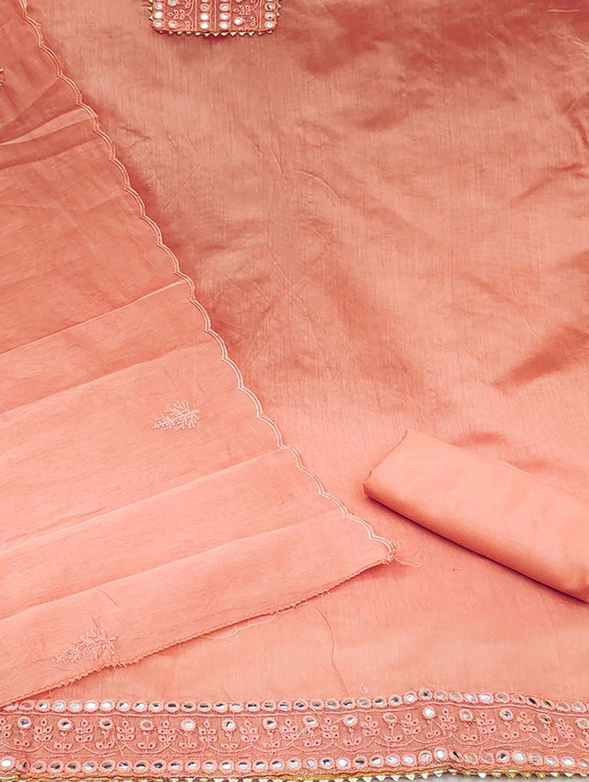 women embroidered unstitched suits - 21390515 -  Standard Image - 1