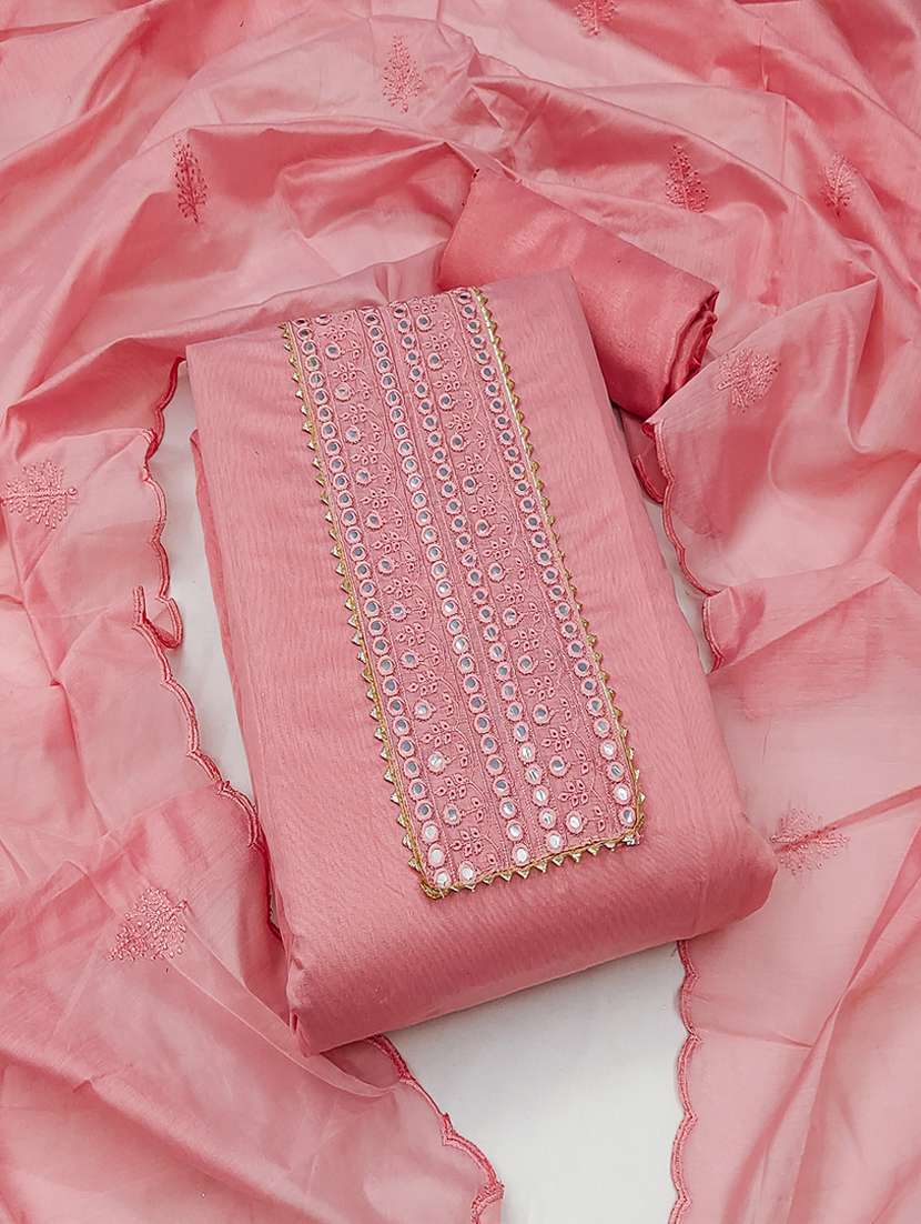 women embroidered unstitched suits