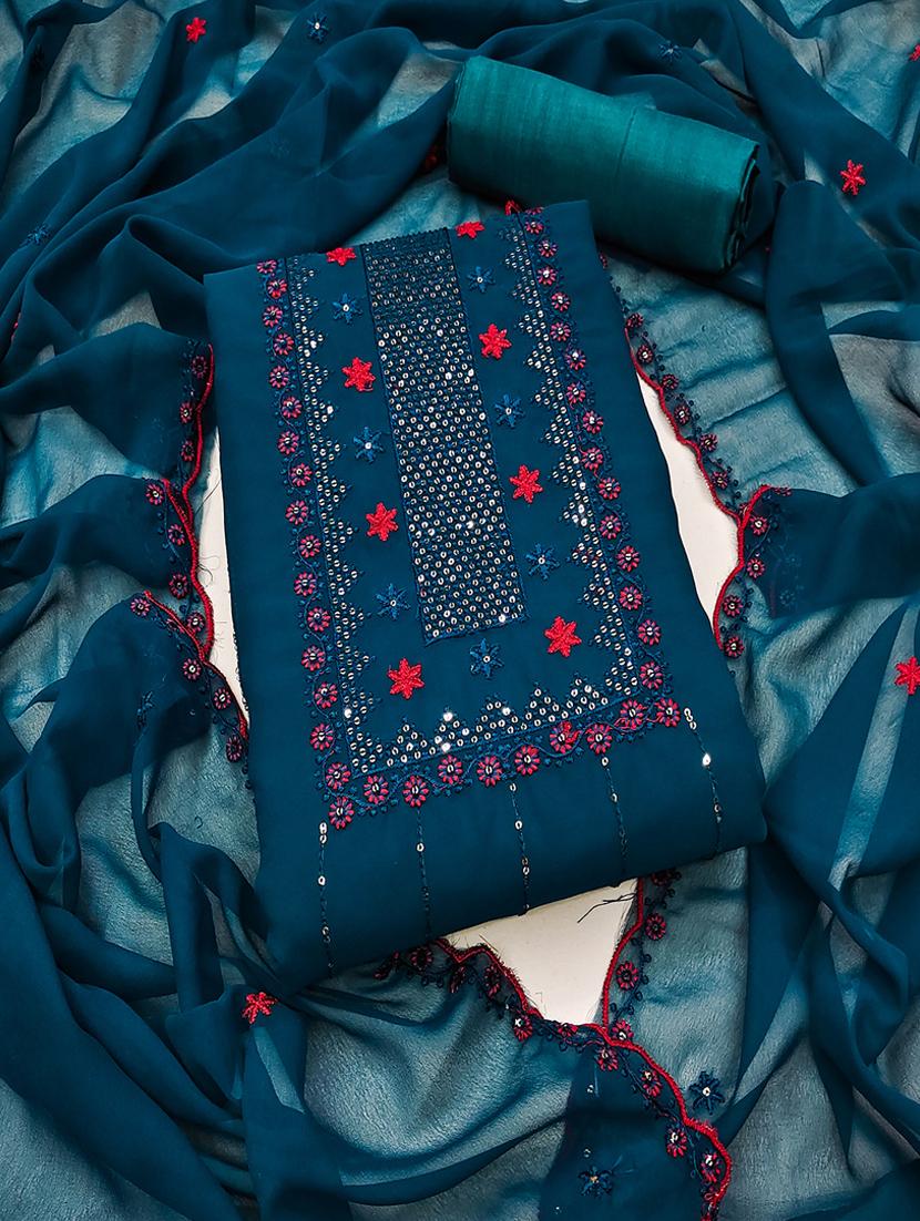women embroidered unstitched suits - 21390518 - Zoom Image - 0