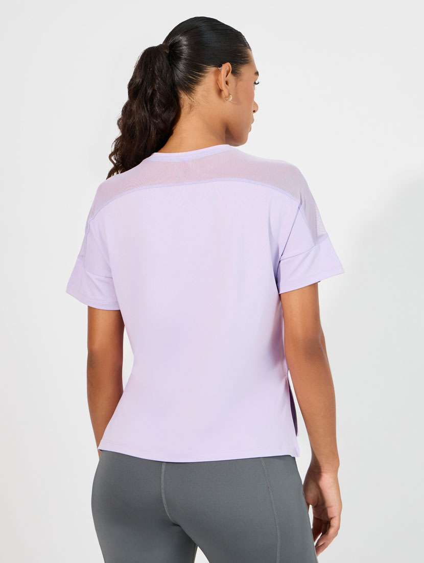 women solid short sleeve regular fit t-shirt - 21390774 -  Standard Image - 1