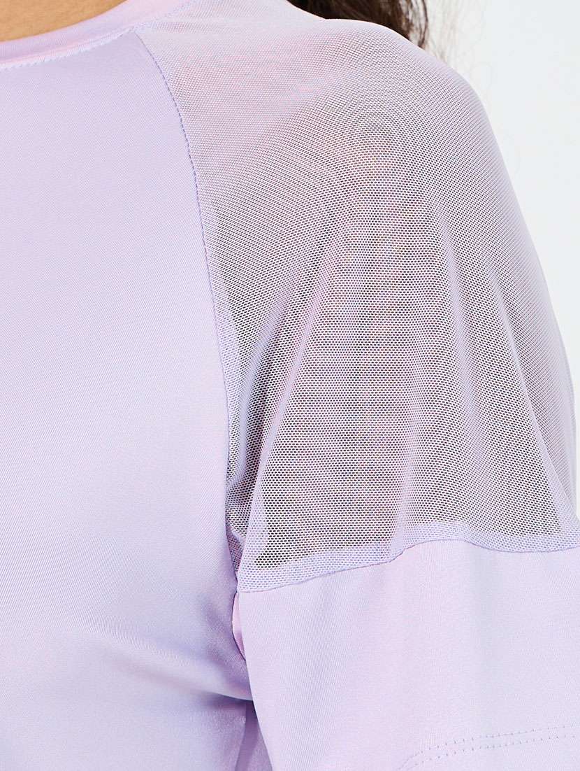 women solid short sleeve regular fit t-shirt - 21390774 -  Standard Image - 4