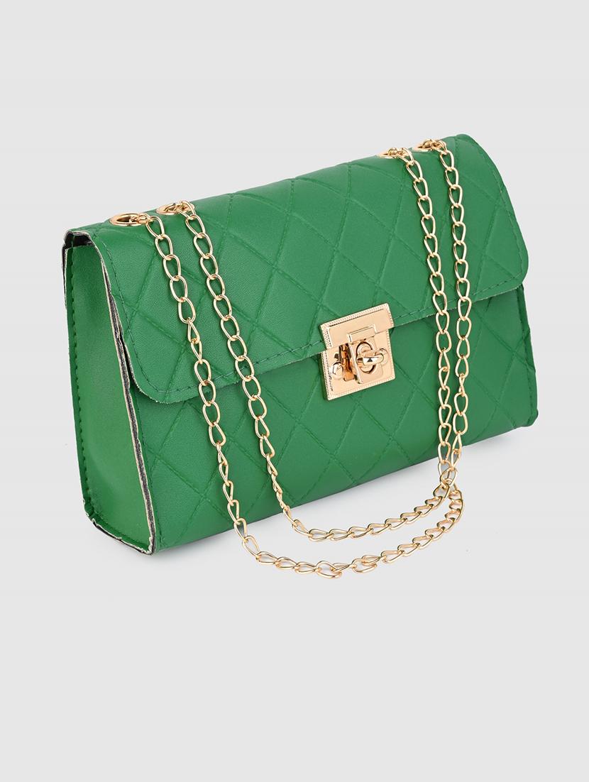 women green pu sling bag - 21390817 - Standard Image - 4