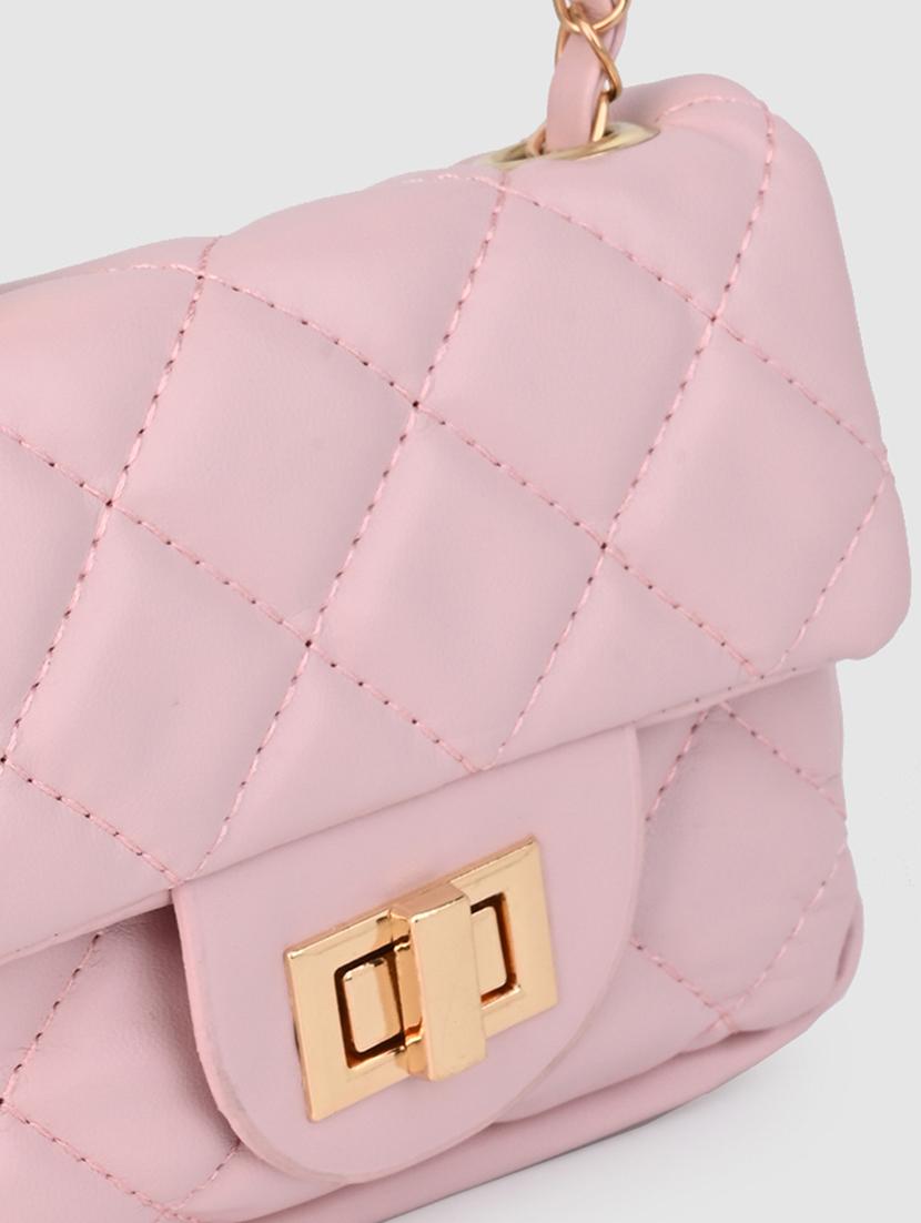 women pink pu sling bag - 21390818 - Standard Image - 6
