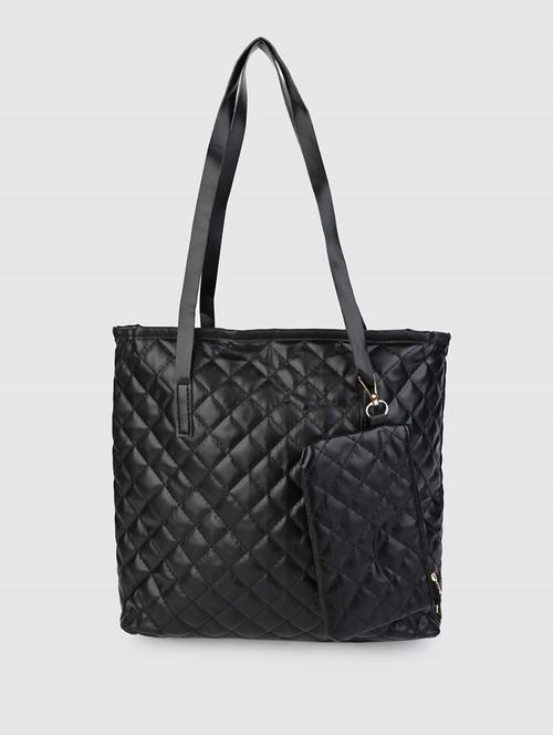 women black pu handbag - 21390840 - Standard Image - 0
