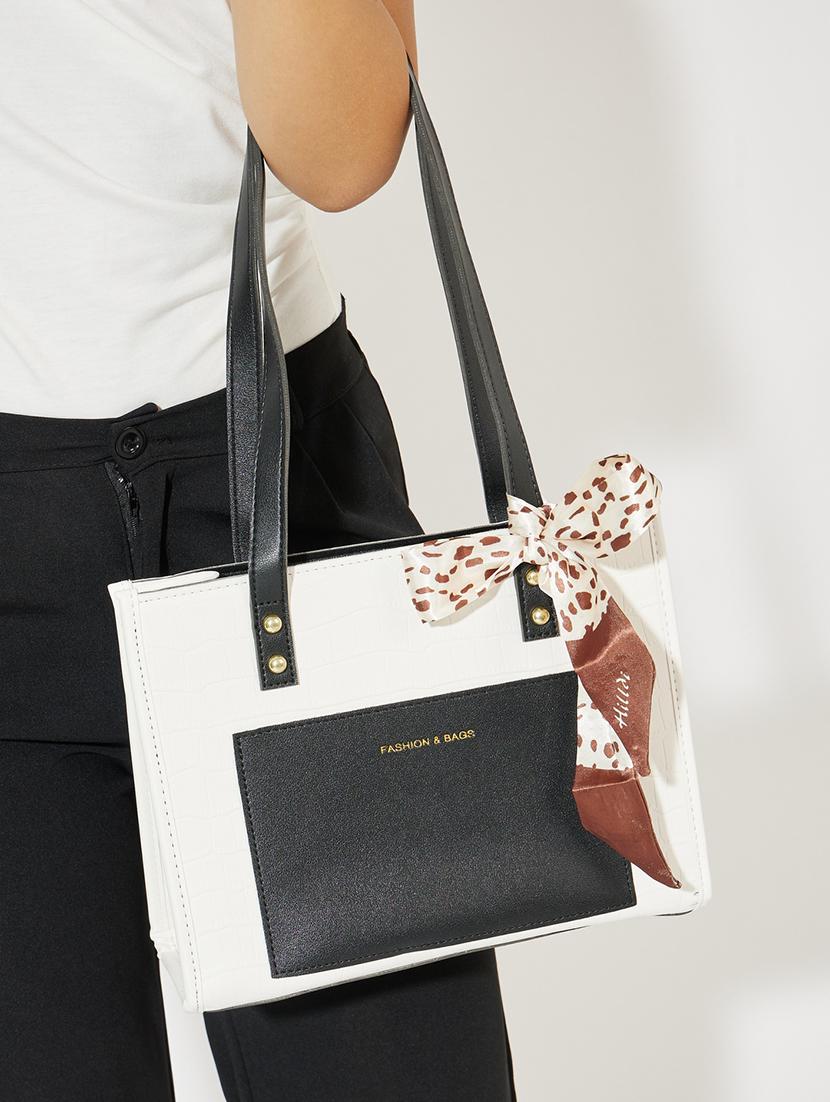 women white pu handbag - 21390842 - Standard Image - 6