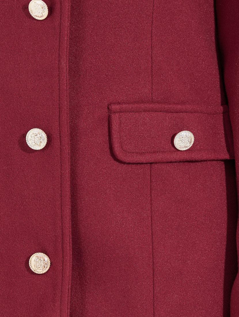 women solid long sleeve trench coat - 21390870 - Standard Image - 4