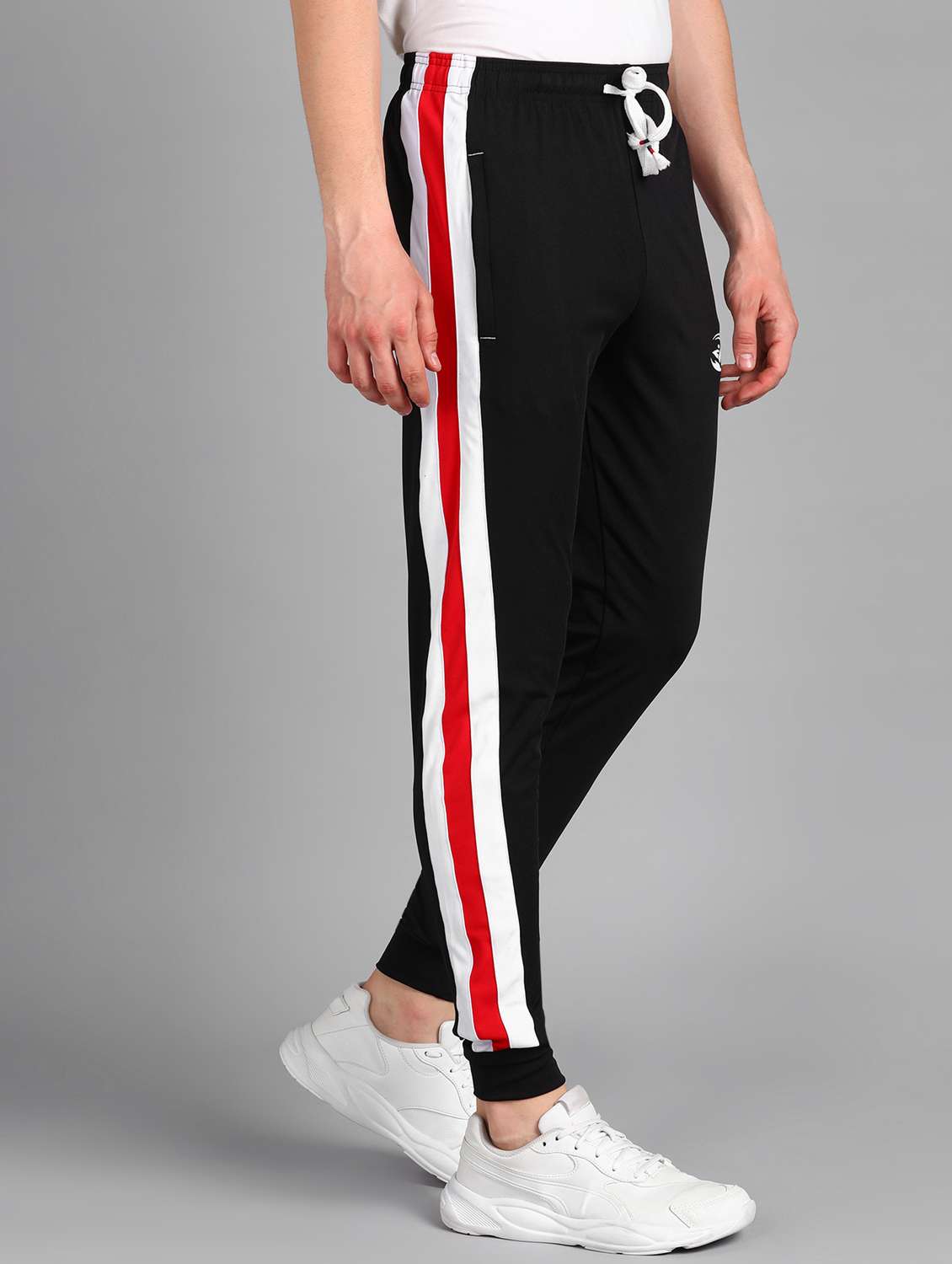 men mid rise side taped joggers  - 21391160 -  Standard Image - 1