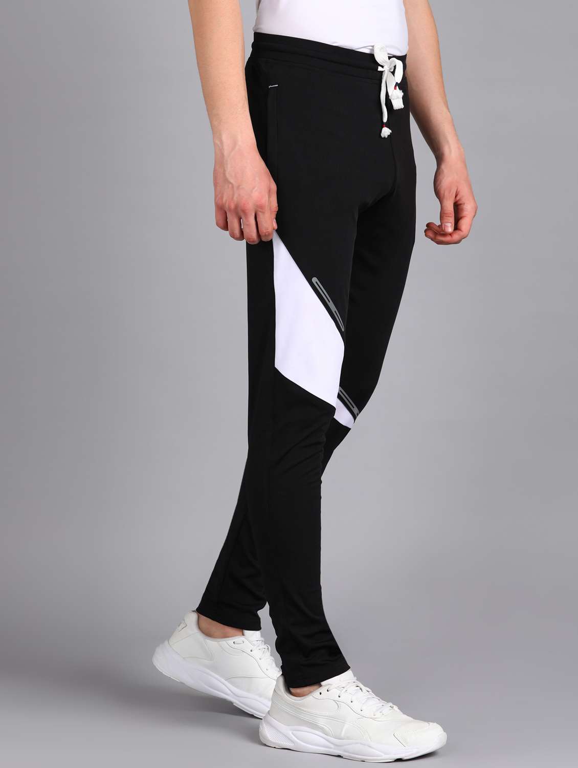 men black slim fit track pant - 21391164 -  Standard Image - 1