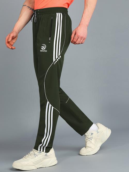 men mid rise side taped full length track pant - 21391170 -  Standard Image - 0