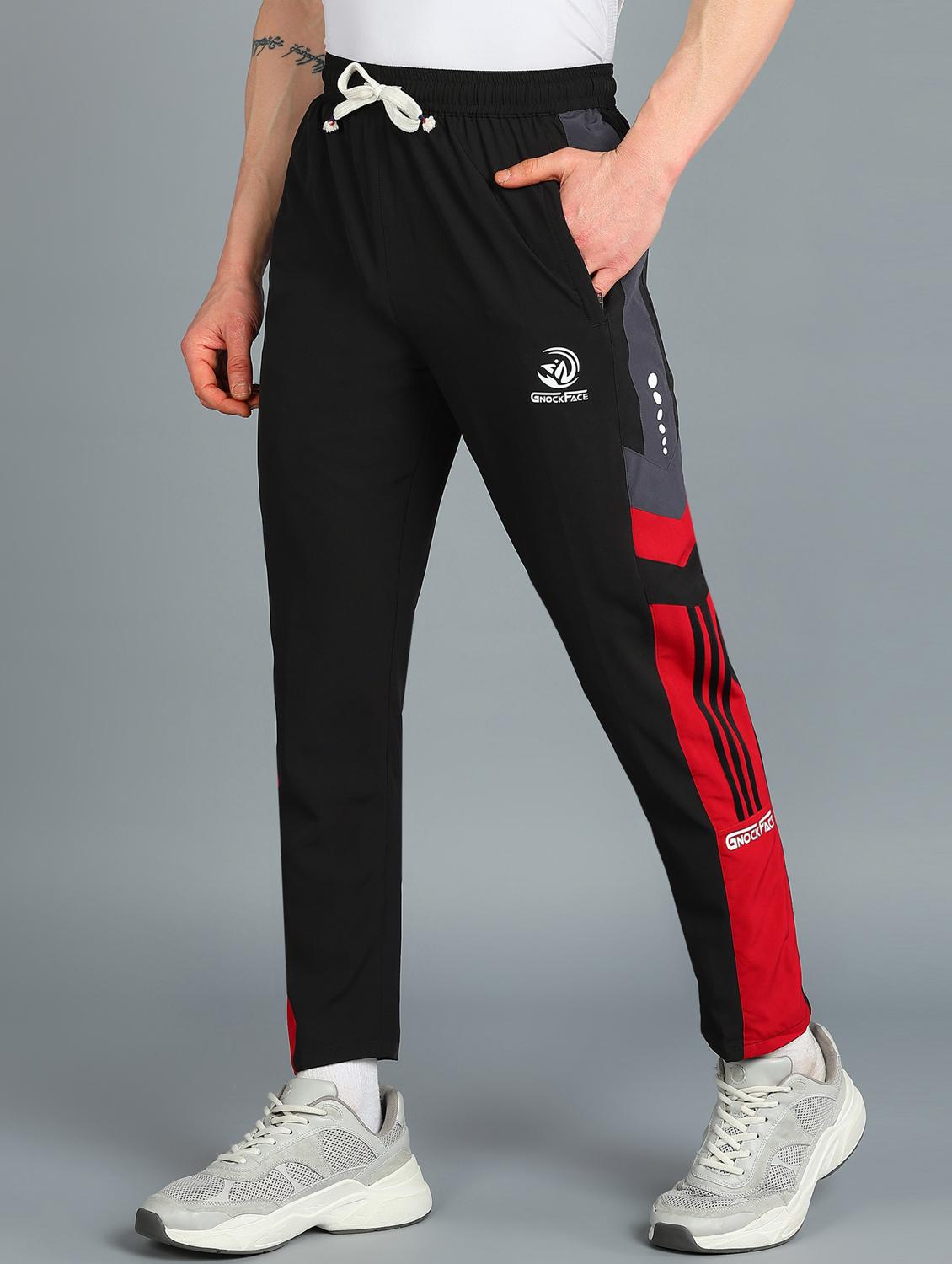 men mid rise side taped full length track pant - 21391172 -  Zoom Image - 0