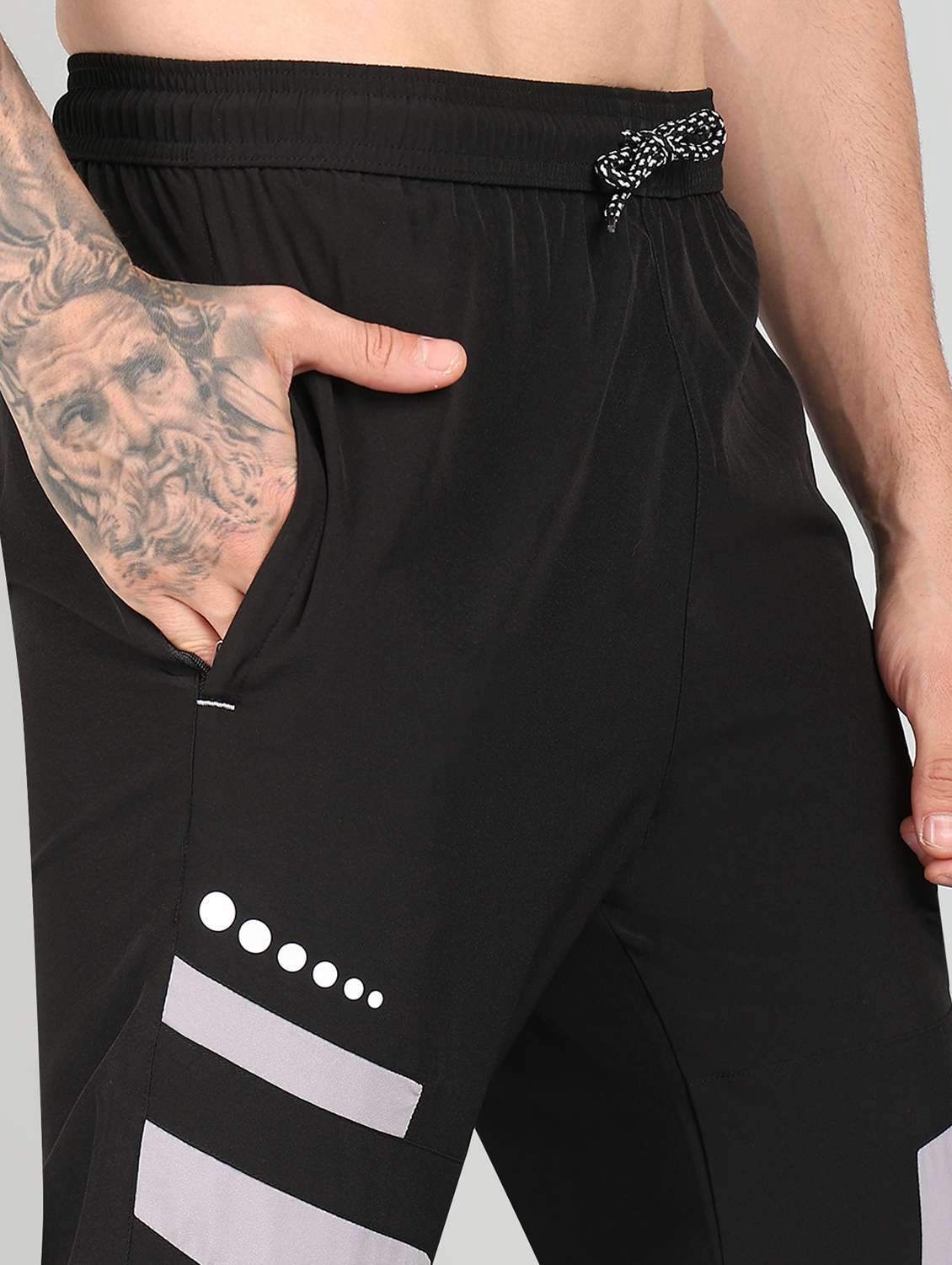 men placement print mid rise full length jogger - 21391189 -  Standard Image - 4