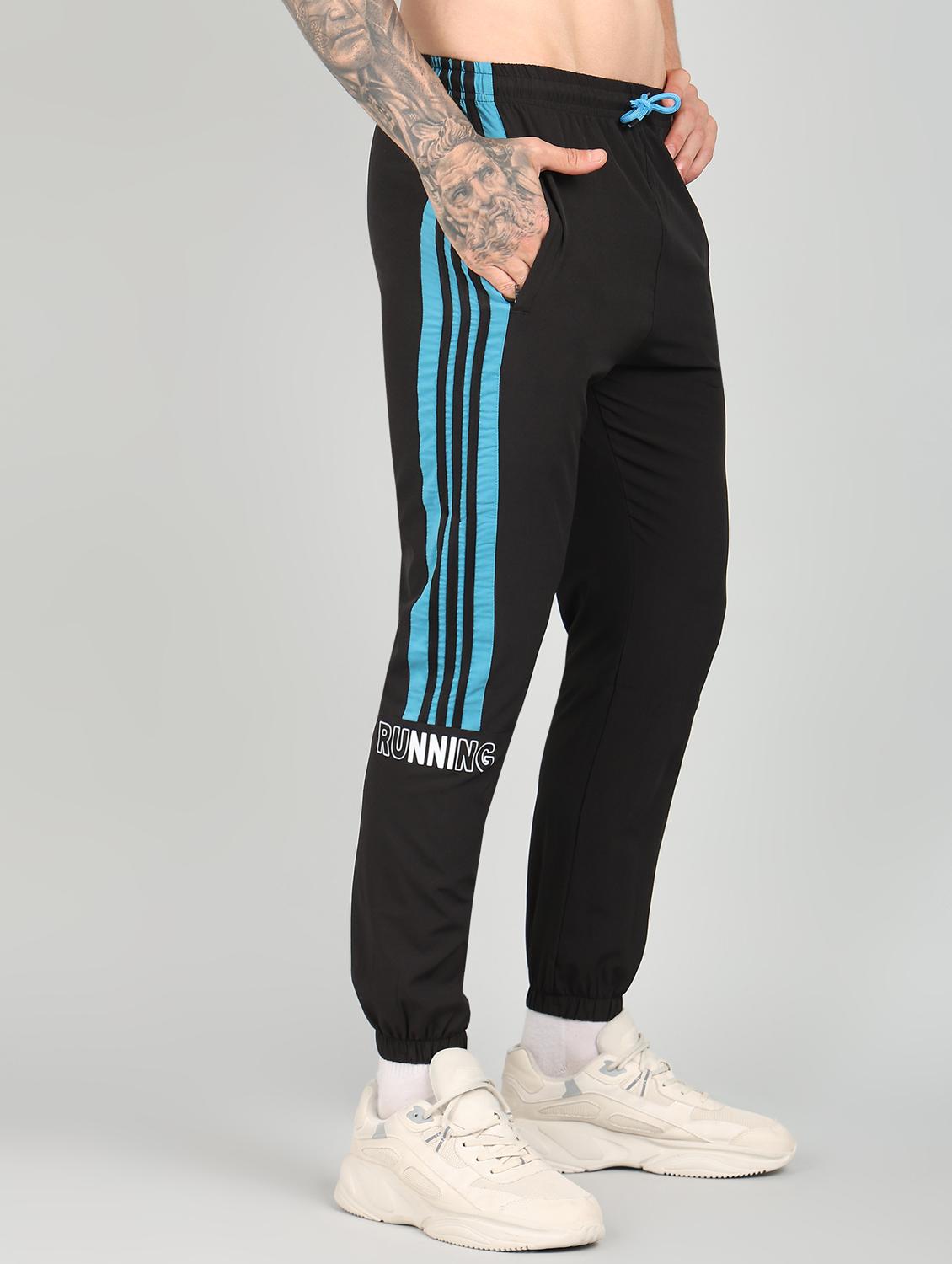 men mid rise side taped joggers - 21391195 - Standard Image - 1