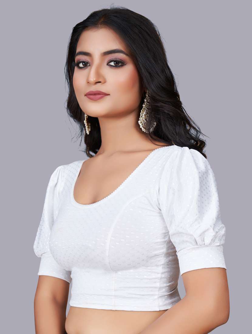 women self design stitched blouse - 21391655 - Standard Image - 1