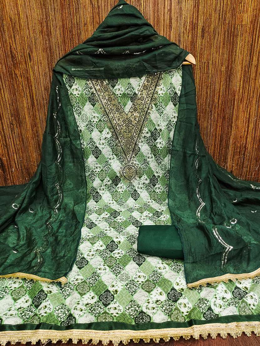 women embroidered unstitched suits - 21391849 - Standard Image - 1