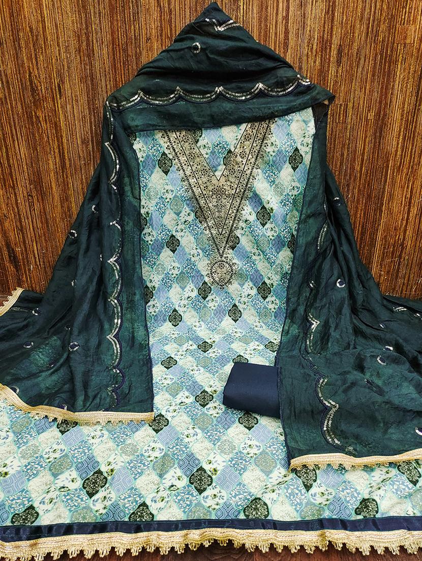 women embroidered unstitched suits - 21391851 - Standard Image - 1