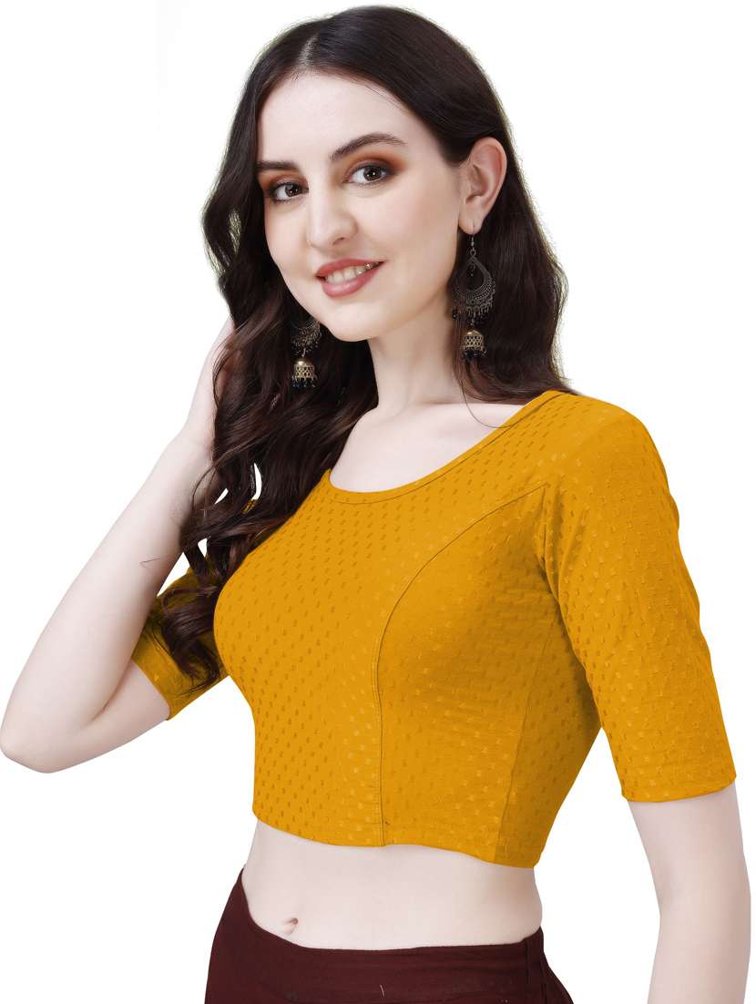 women self design stitched blouse - 21391880 -  Standard Image - 1