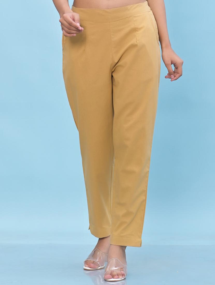 women solid mid rise tailored pant - 21391949 -  Zoom Image - 0