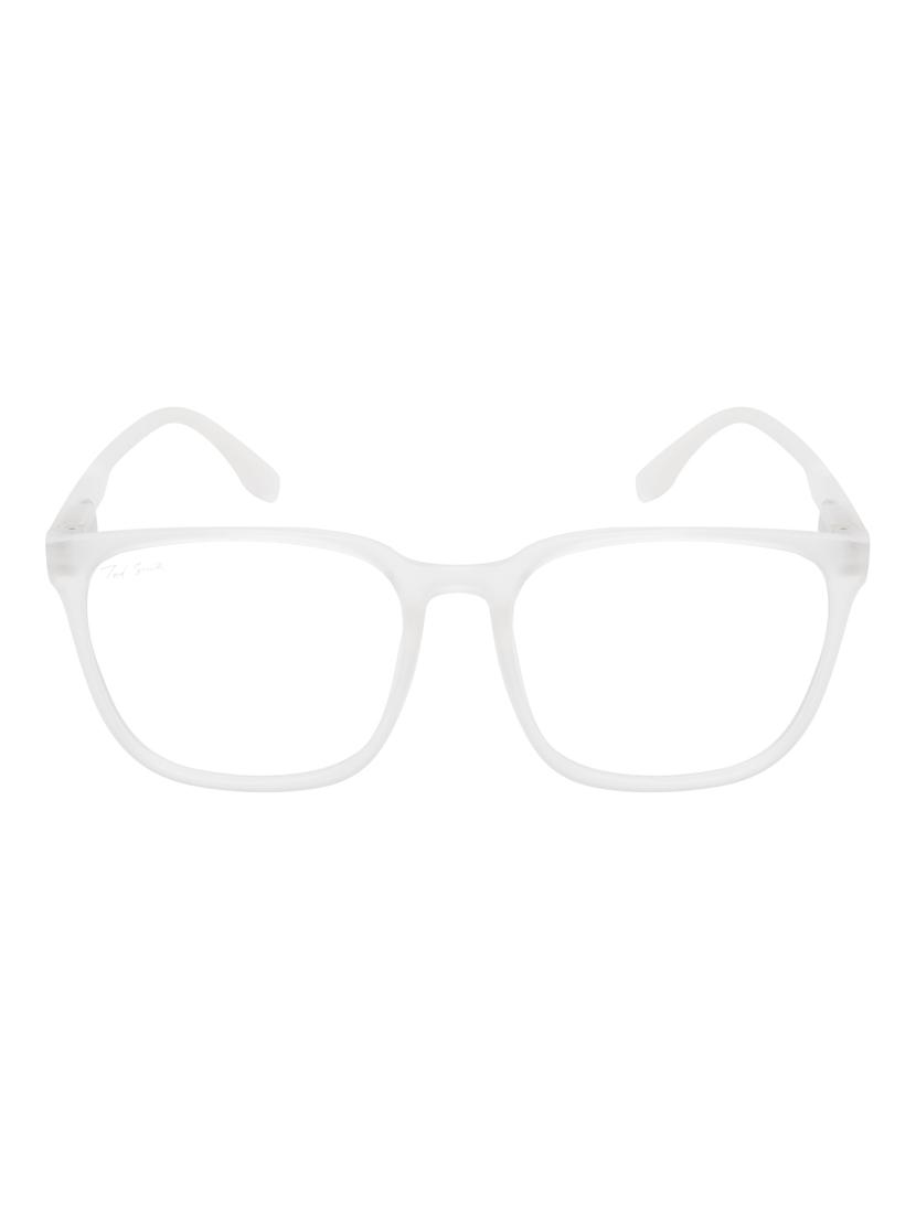 ted smith hustle bluecut & antiglare computer eyeglasses| wayfarer|blue light blocking| white casual spectacles| 53-17-140 - 21392042 -  Standard Image - 1