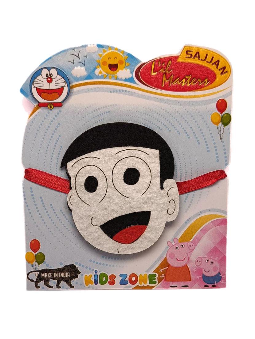 dora nobita 2 inch big size kids rakhi - 21392083 - Standard Image - 1