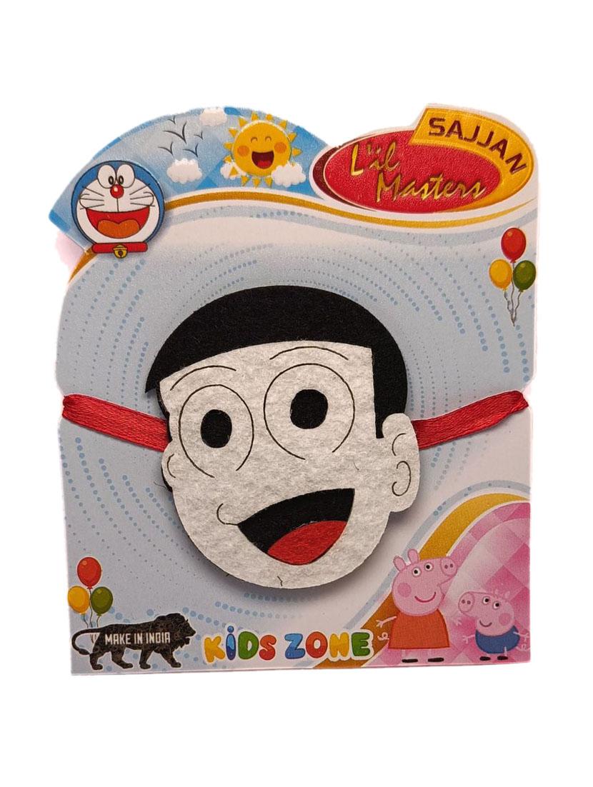 dora nobita motu patlu bheem  2 inch big size kids rakhi - 21392086 -  Standard Image - 1