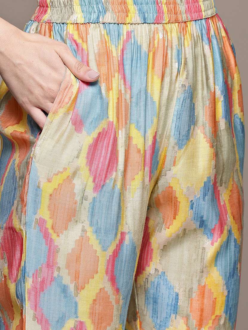 women multi color printed co-ord sets - 21393218 -  Standard Image - 4