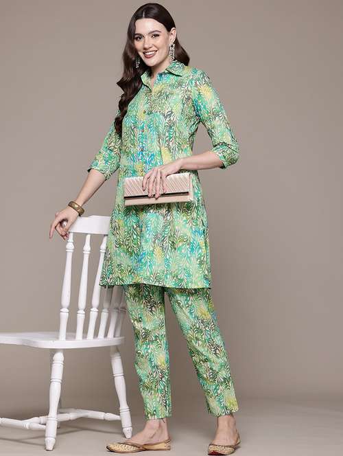women floral print co-ord set - 21393229 - Standard Image - 0