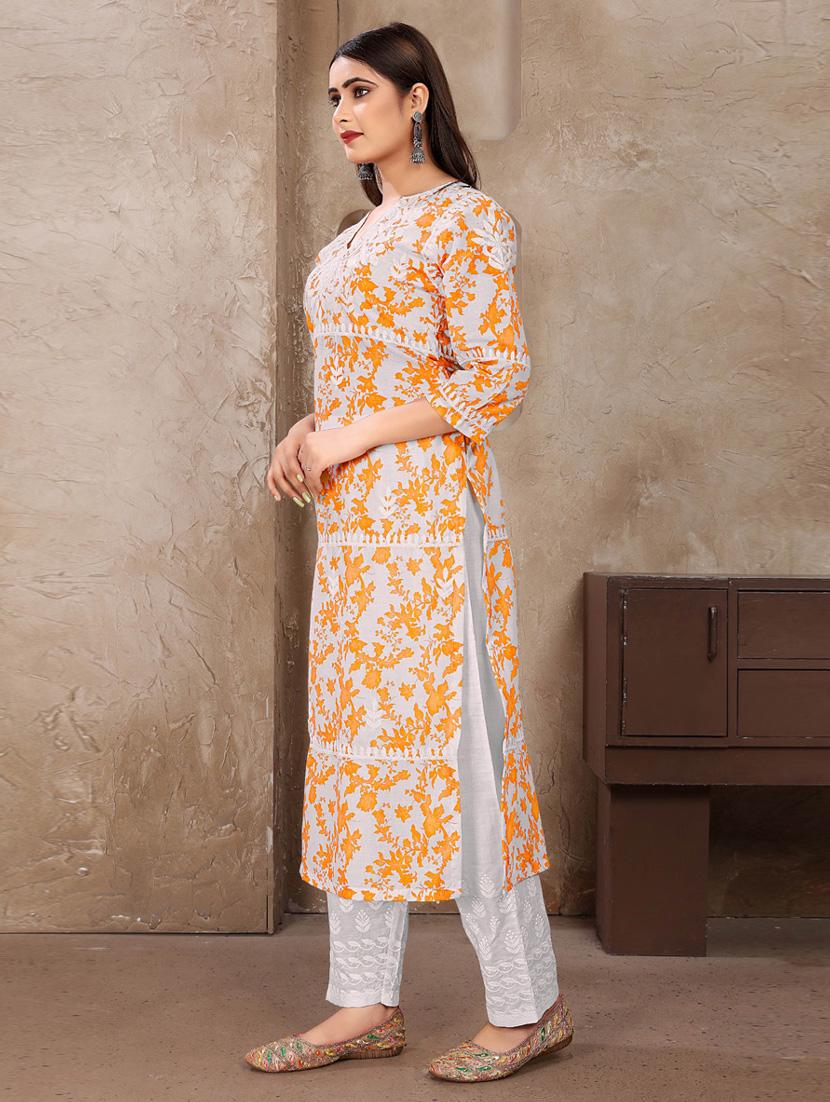 orange cotton coord set - 21393856 - Standard Image - 1