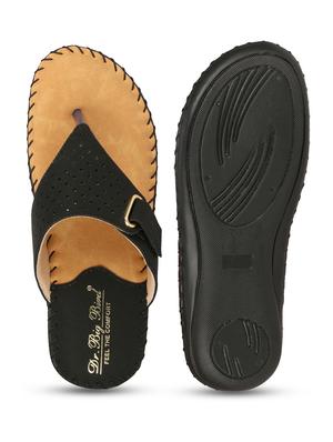 women black slip on sandal - 21395014 - Standard Image - 2