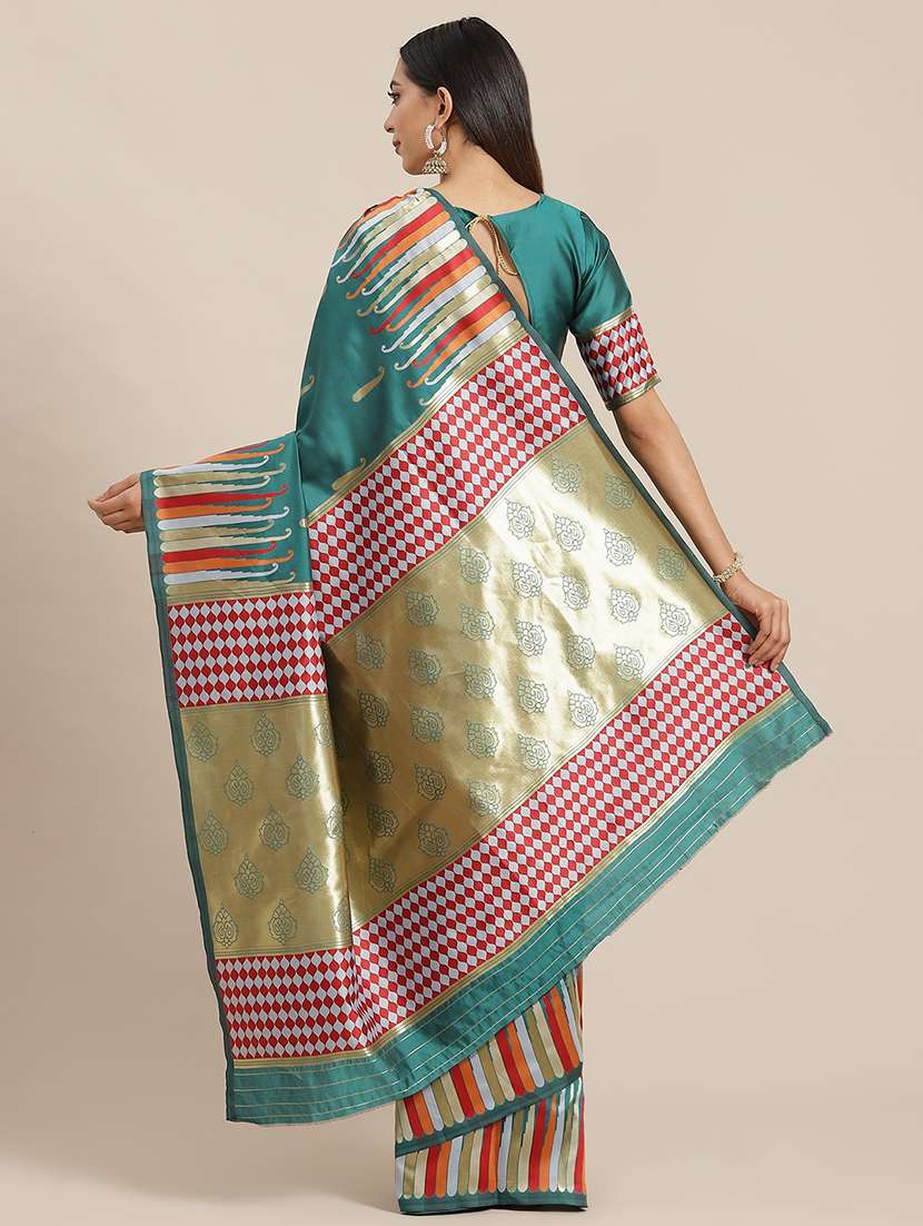 women self design southern silk saree with blouse - 21395262 -  Standard Image - 1