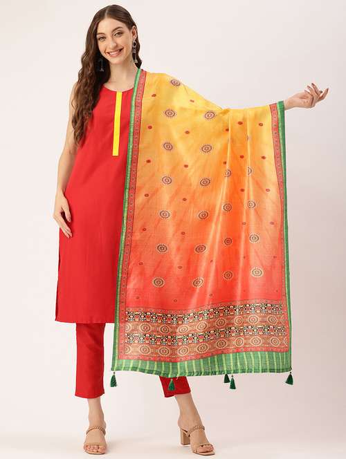 women printed dupatta - 21395450 -  Standard Image - 0