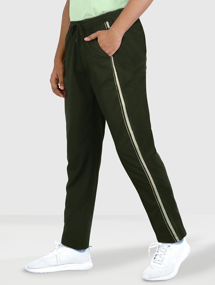 men mid-rise side taped track pant - 21395455 -  Standard Image - 1