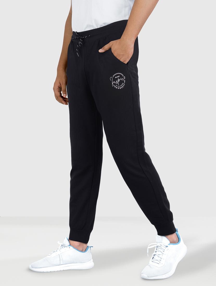 men mid-rise solid track pant - 21395461 - Standard Image - 1