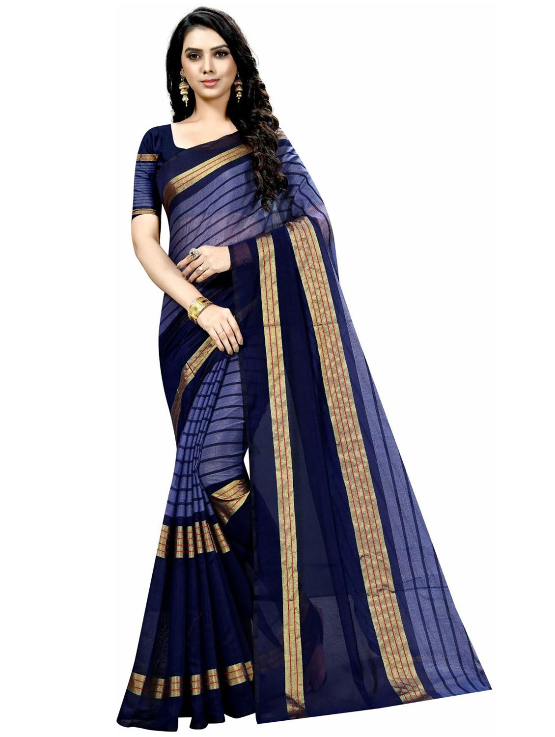 pack of 2 casual wear sarees with blouse - 21395733 - Standard Image - 1