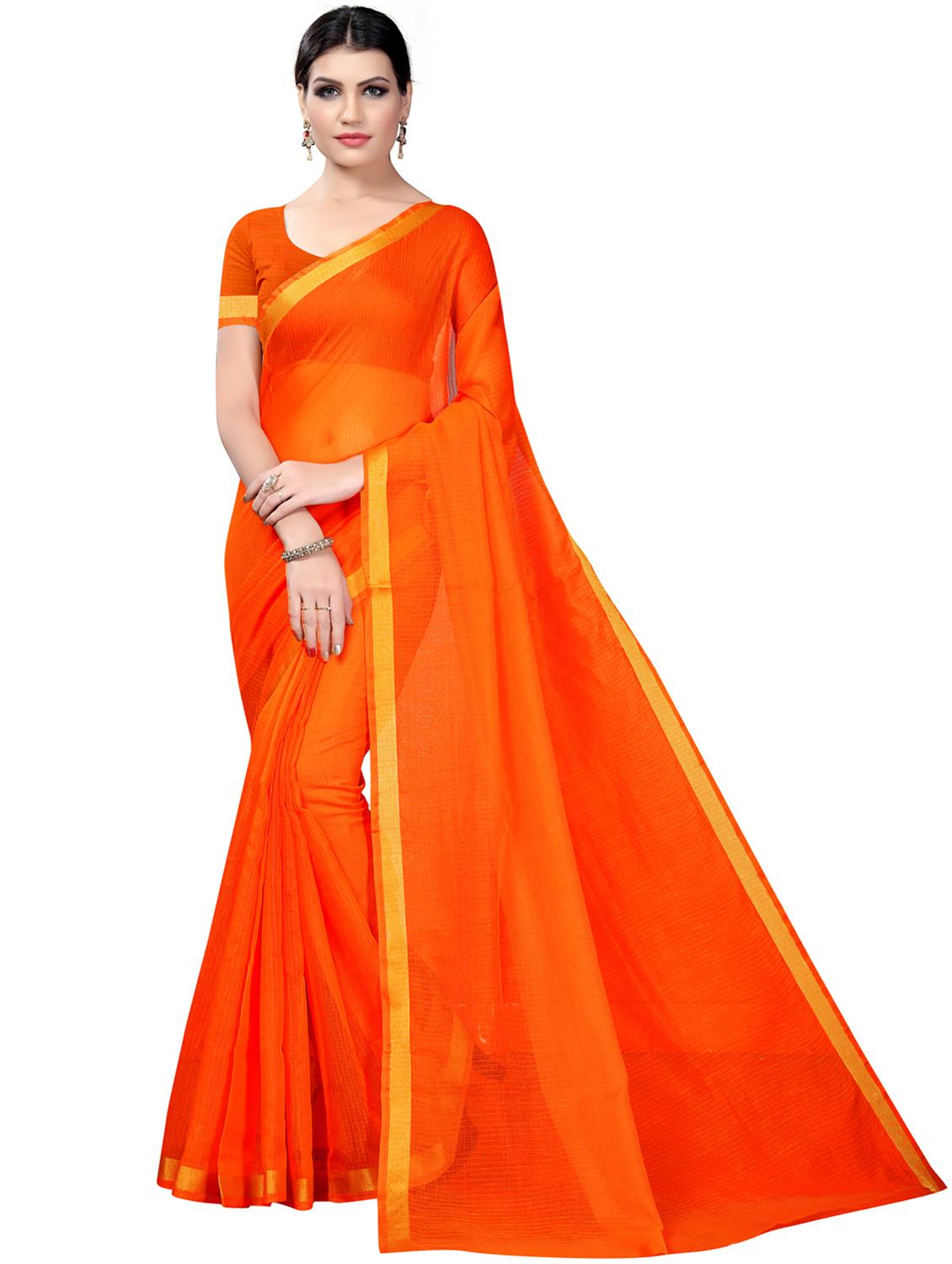 pack of 2 printed casual wear saree with blouse - 21395836 -  Standard Image - 1