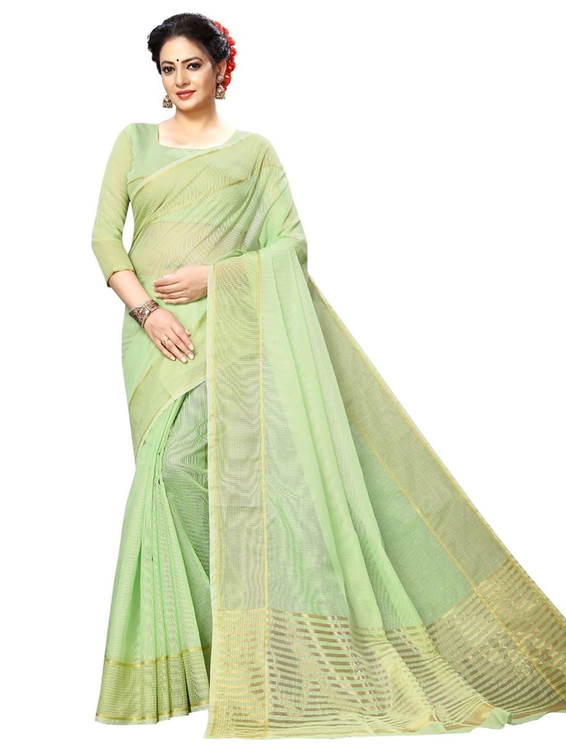 pack of 2 printed casual wear saree with blouse - 21396018 -  Standard Image - 1