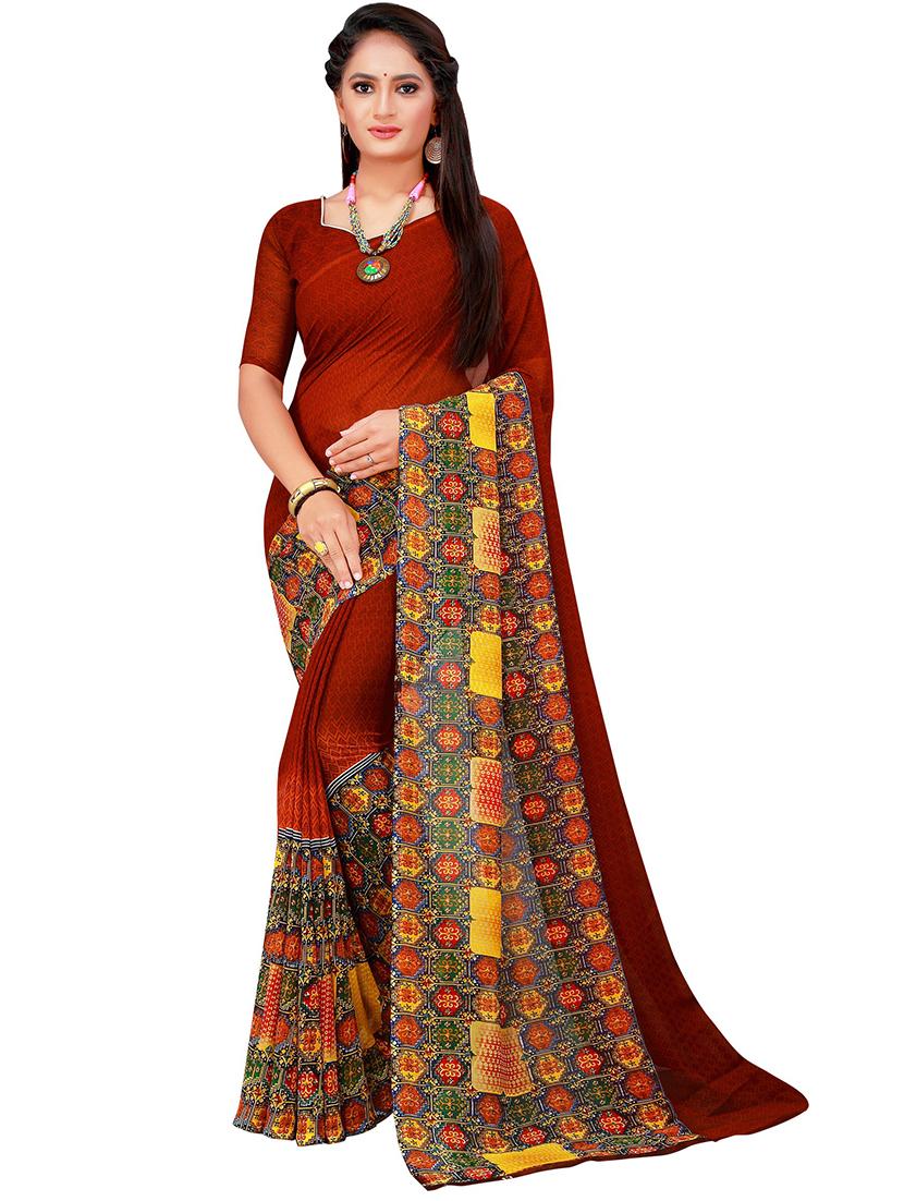 pack of 2 printed saree - 21397018 - Standard Image - 1