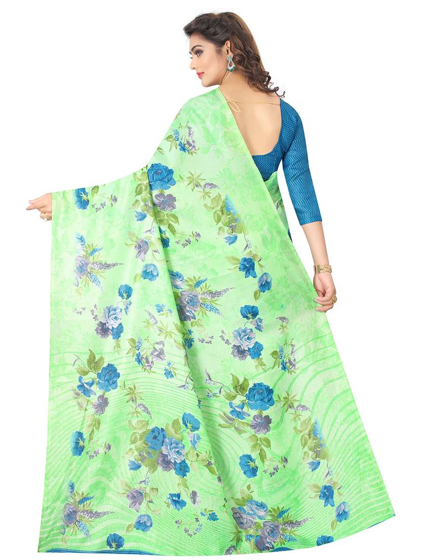 women floral printed saree - 21397022 - Standard Image - 1