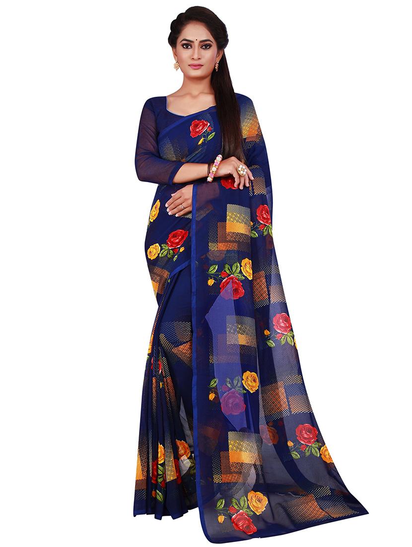 pack of 2 printed saree - 21397039 -  Standard Image - 1