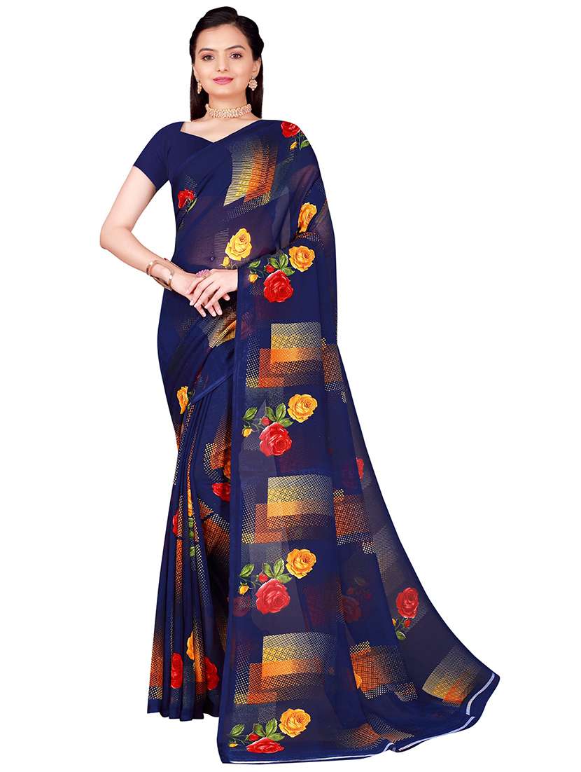 women pack of 2 printed saree - 21397109 - Standard Image - 1