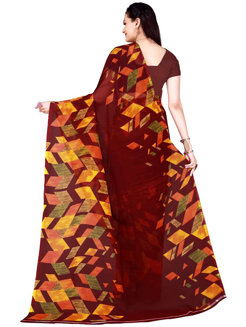 women pack of 2 printed saree - 21397109 - Standard Image - 4