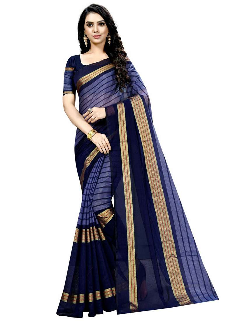 pack of 2 women printed saree with blouse - 21397156 -  Standard Image - 1