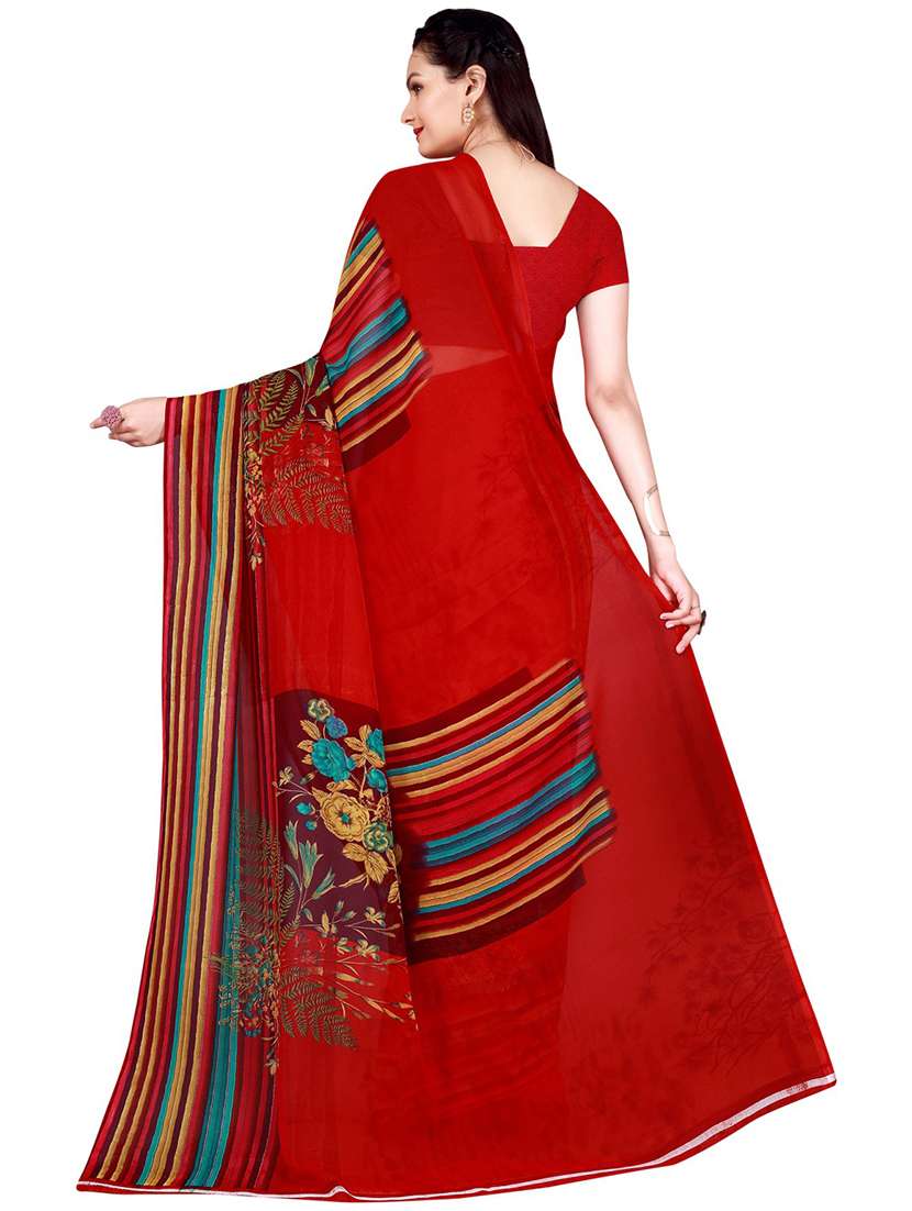 pack of 2 printed saree with blouse - 21397228 -  Standard Image - 4