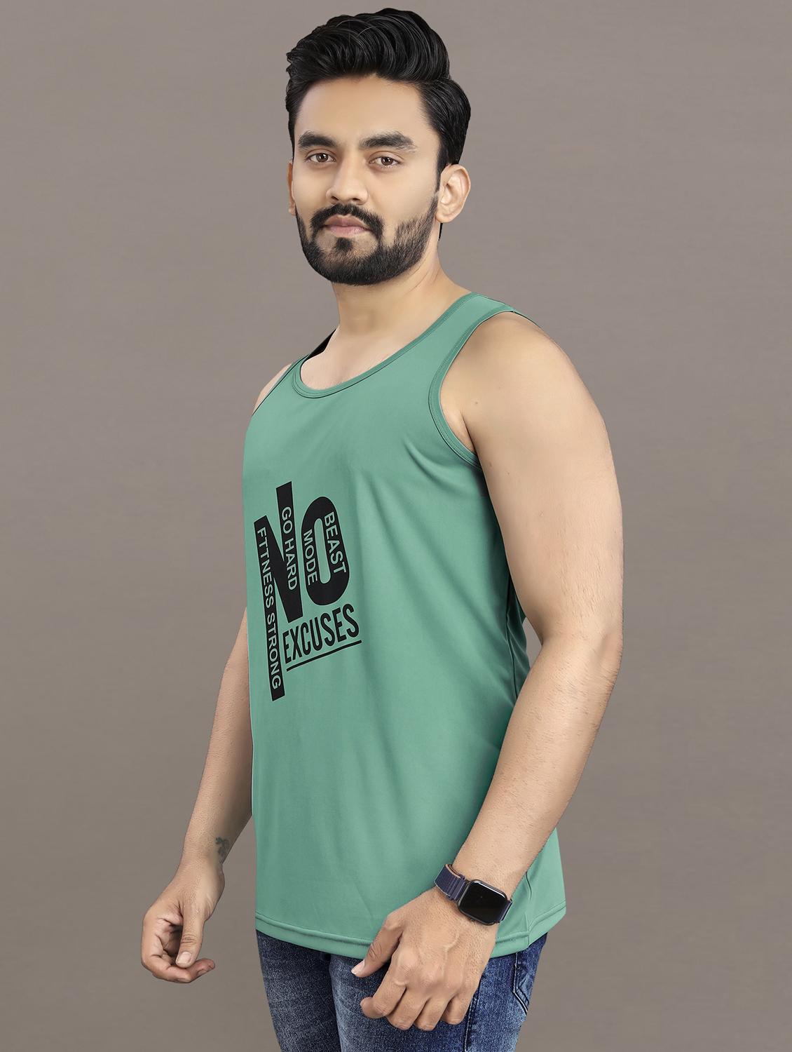 men's typography printed vest - 21397460 -  Standard Image - 1