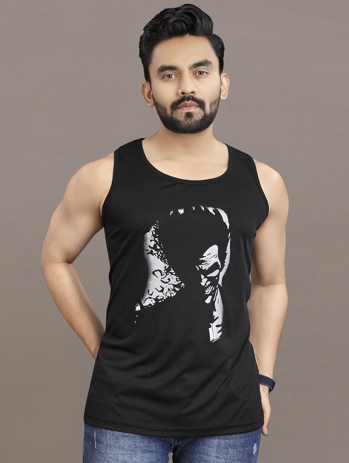 men's pack of 2 printed vest - 21397485 - Standard Image - 4
