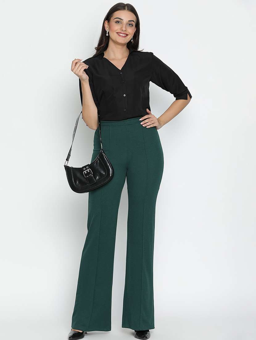 black solid shirt top - 21399462 -  Standard Image - 4