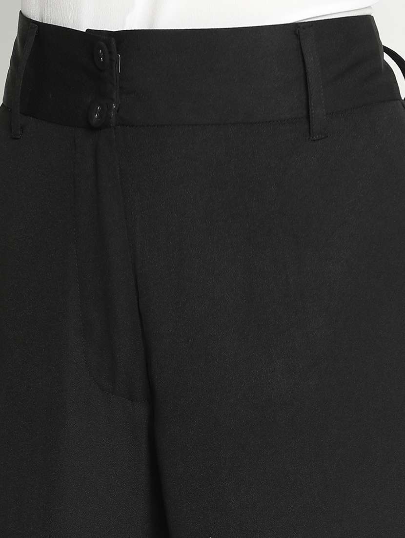 women mid-rise solid tailored pants - 21399562 - Standard Image - 6
