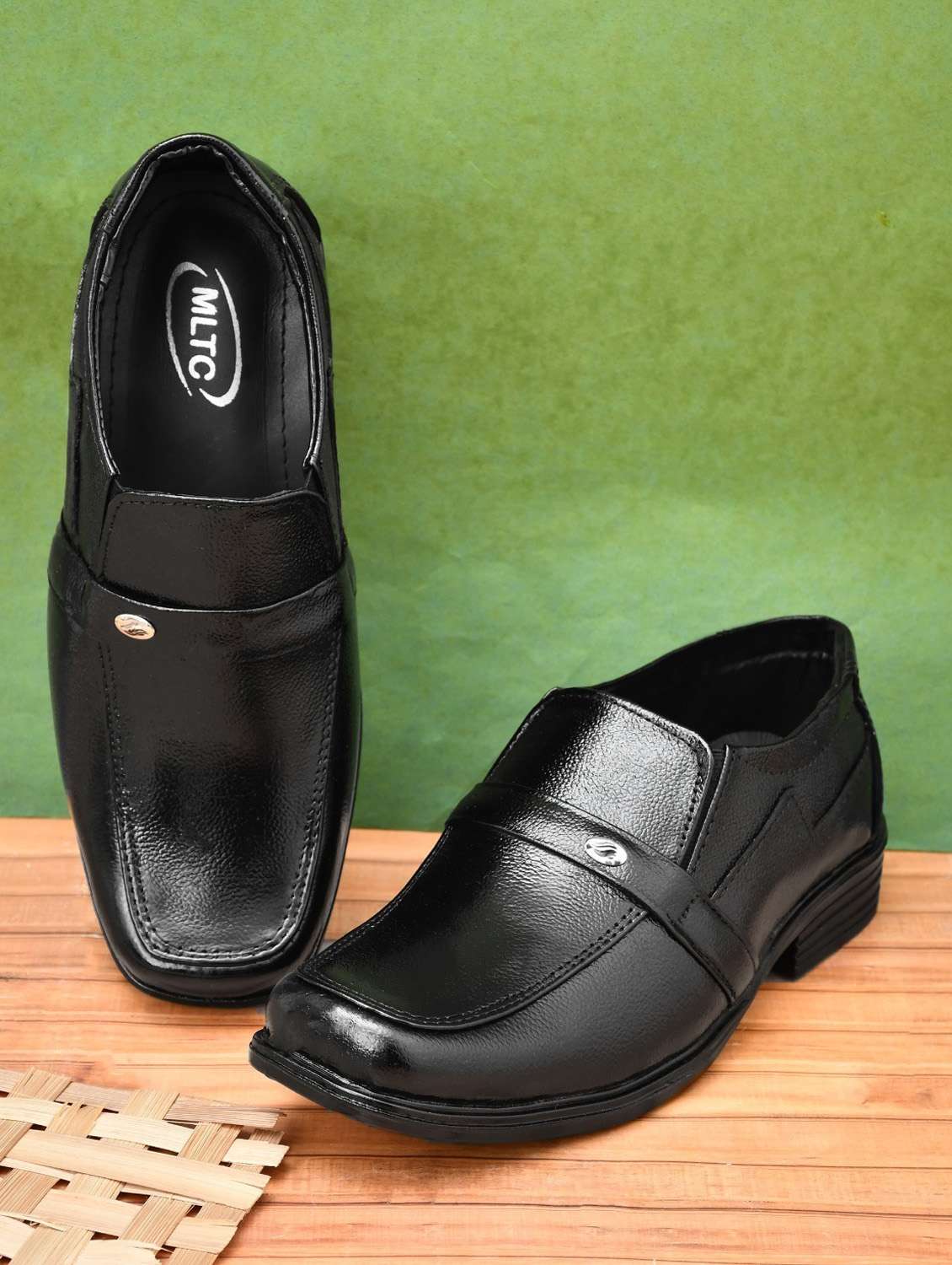 men black solid slip on - 21399709 -  Zoom Image - 0