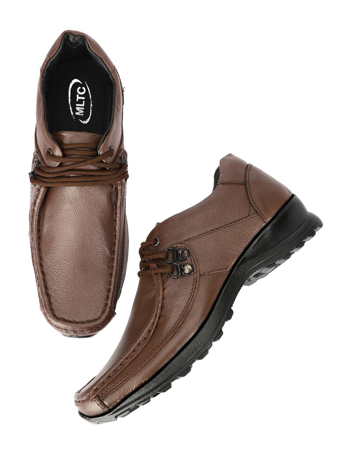 men brown lace-up derby shoes - 21399724 - Standard Image - 1